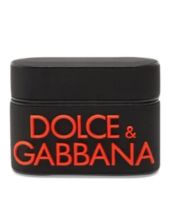 Dolce & Gabbana AirPods Pro Case 8R911-BLACK/CARROT Audio Accessories