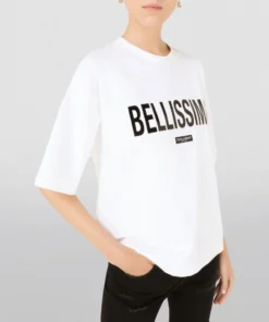 Dolce & Gabbana Bellissima T-Shirt W0001-NATURAL WHITE T-shirts -Dolce & Gabbana online Store dolce gabbana bellissima t shirt 17637554 37204763 1000