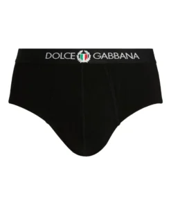 Dolce & Gabbana Brando Crest Briefs N0000BLACK