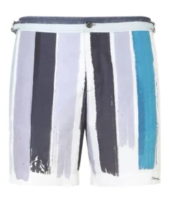 Dolce & Gabbana Brushstroke Print Swim Shorts HB1ZQ-PENNELLATE FDO Swimwear