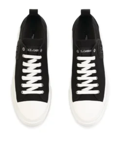 Dolce & Gabbana Canvas Portofino Light Low-Top Sneakers 89697-WHITE/BLACK -Dolce & Gabbana online Store dolce gabbana canvas portofino light low top sneakers 17276996 35267723 1000