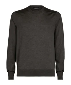Dolce & Gabbana Cashmere Sweater N0542-IRON GREY Jumpers