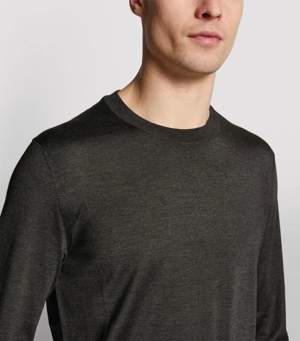 Dolce & Gabbana Cashmere Sweater N0542-IRON GREY Jumpers 4 Dolce & Gabbana Cashmere Sweater N0542-IRON GREY Jumpers - Image 4