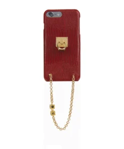 Dolce & Gabbana Chained Ring iPhone 7 Plus/8 PlusCase 87515-RUBINO Mobile Phone Accessories