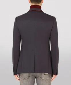 Dolce & Gabbana Contrast-Trim Tailored Jacket B0665-VERY DARK BLUE Jackets -Dolce & Gabbana online Store dolce gabbana contrast trim tailored jacket 17292668 35344298 1000