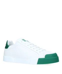Dolce & Gabbana Contrasting-Toe Portofino Sneakers WHITE/COMB Low-Top Sneakers