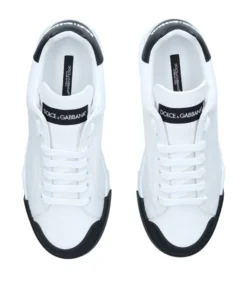 Dolce & Gabbana Contrasting-Toe Portofino Sneakers WHITE/BLK Low-Top Sneakers -Dolce & Gabbana online Store dolce gabbana contrasting toe portofino sneakers 16008123 29668635 1000