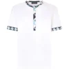 Dolce & Gabbana Cotton-Blend Henley T-Shirt W0800-OPTICAL WHITE Plain T-Shirts