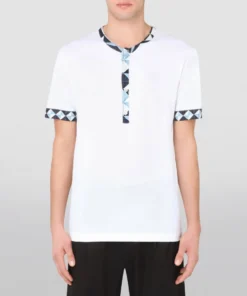 Dolce & Gabbana Cotton-Blend Henley T-Shirt W0800-OPTICAL WHITE Plain T-Shirts 8 Dolce & Gabbana Cotton-Blend Henley T-Shirt W0800-OPTICAL WHITE Plain T-Shirts -Dolce & Gabbana online Store dolce gabbana cotton blend henley t shirt 16778381 33023457 1000