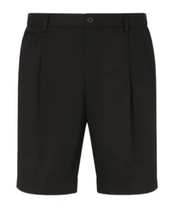 Dolce & Gabbana Cotton-Blend Shorts N0000-BLACK