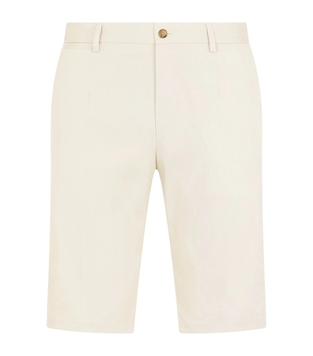 Dolce & Gabbana Cotton-Blend Shorts M2826-VERYLIGHTBEIGE Tailored Trousers 1 Dolce & Gabbana Cotton-Blend Shorts M2826-VERYLIGHTBEIGE Tailored Trousers