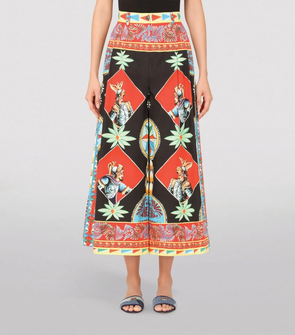 Dolce & Gabbana Cotton Carretto Print Trousers HH93D-FRIGO 14STAMPA Leather Trousers 3 Dolce & Gabbana Cotton Carretto Print Trousers HH93D-FRIGO 14STAMPA Leather Trousers - Image 3