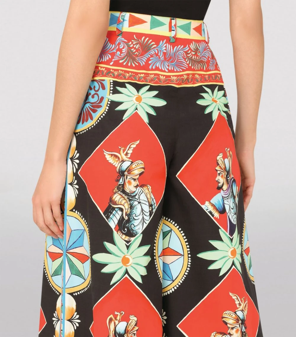 Dolce & Gabbana Cotton Carretto Print Trousers HH93D-FRIGO 14STAMPA Leather Trousers 5 Dolce & Gabbana Cotton Carretto Print Trousers HH93D-FRIGO 14STAMPA Leather Trousers - Image 5