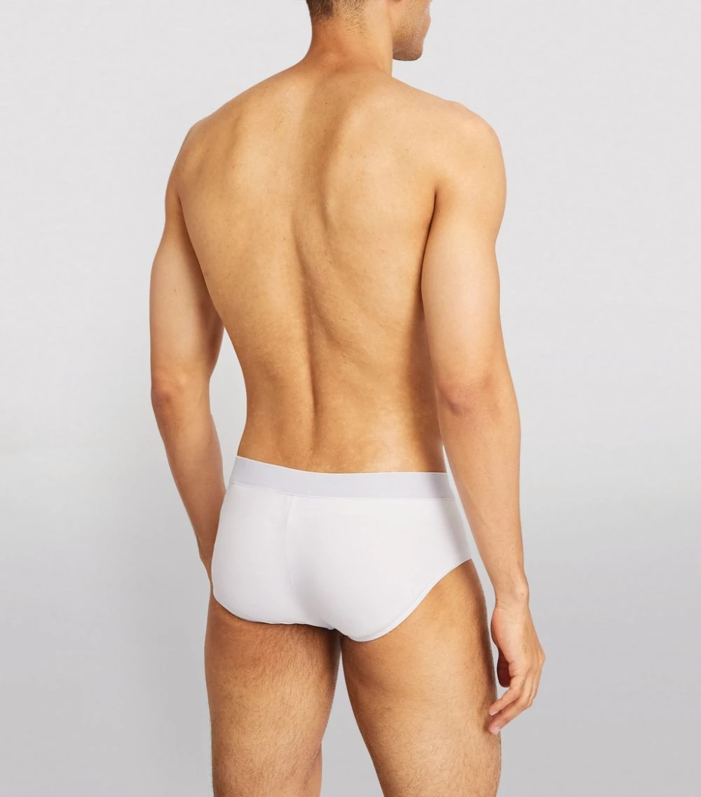 Dolce & Gabbana Cotton Crest Briefs W0800 - WHITE 3 Dolce & Gabbana Cotton Crest Briefs W0800 - WHITE - Image 3