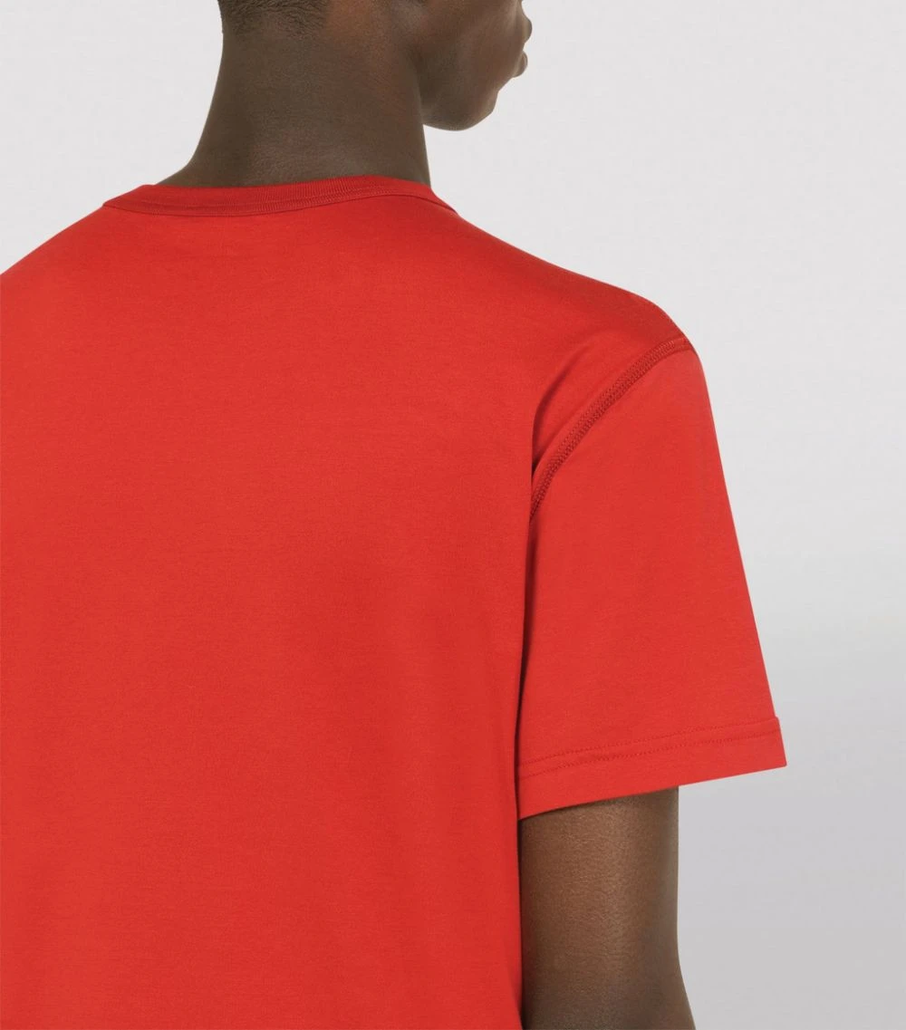 Dolce & Gabbana Cotton Jersey T-Shirt R2254-BRIGHT RED Printed T-Shirts 5 Dolce & Gabbana Cotton Jersey T-Shirt R2254-BRIGHT RED Printed T-Shirts - Image 5