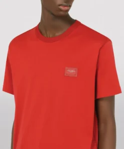 Dolce & Gabbana Cotton Jersey T-Shirt R2254-BRIGHT RED Printed T-Shirts 11 Dolce & Gabbana Cotton Jersey T-Shirt R2254-BRIGHT RED Printed T-Shirts -Dolce & Gabbana online Store dolce gabbana cotton jersey t shirt 17090295 34221337 1000