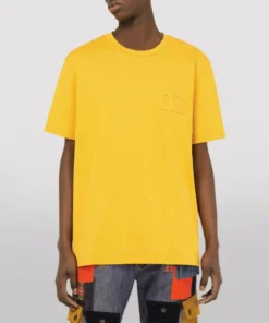 Dolce & Gabbana Cotton Jersey T-Shirt A0106-DARK YELLOW Plain T-Shirts 11 Dolce & Gabbana Cotton Jersey T-Shirt A0106-DARK YELLOW Plain T-Shirts -Dolce & Gabbana online Store dolce gabbana cotton jersey t shirt 17144523 34545930 1000