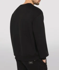 Dolce & Gabbana Cotton Logo-Patch Sweatshirt N0000-BLACK Jumpers 10 Dolce & Gabbana Cotton Logo-Patch Sweatshirt N0000-BLACK Jumpers -Dolce & Gabbana online Store dolce gabbana cotton logo patch sweatshirt 17088495 34217576 1000