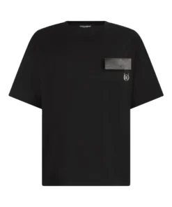 Dolce & Gabbana Cotton Logo-Patch T-Shirt N0000-BLACK Printed T-Shirts