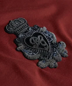 Dolce & Gabbana Cotton Logo-Plaque T-Shirt R0369-BORDEAUX Printed T-Shirts -Dolce & Gabbana online Store dolce gabbana cotton logo plaque t shirt 15022604 25480791 1000