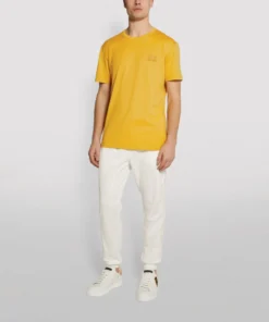 Dolce & Gabbana Cotton Logo Plaque T-Shirt A0416-CREAM Logo T-Shirts -Dolce & Gabbana online Store dolce gabbana cotton logo plaque t shirt 15354533 26794951 1000