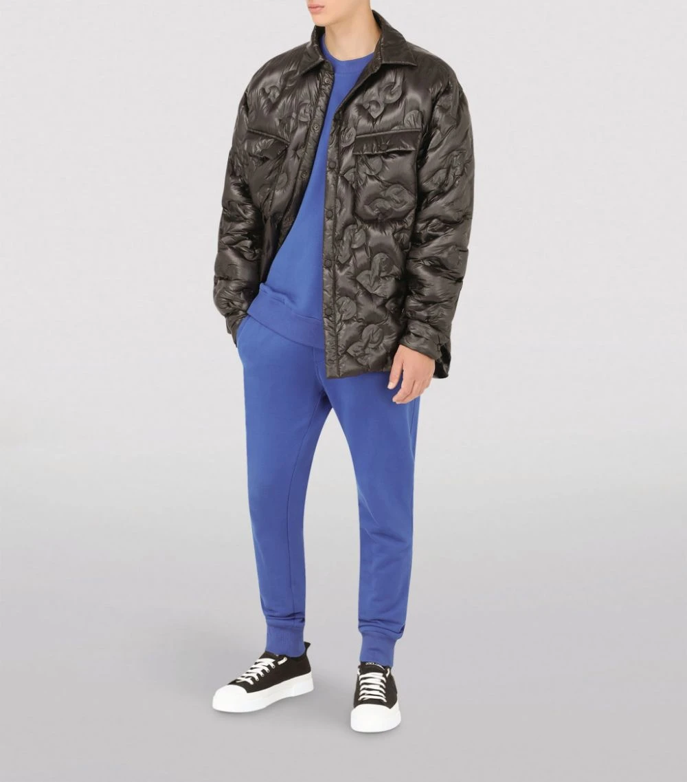 Dolce & Gabbana Cotton Logo Sweatshirt B0315-DARK BLUETTE Sweatshirts 2 Dolce & Gabbana Cotton Logo Sweatshirt B0315-DARK BLUETTE Sweatshirts - Image 2