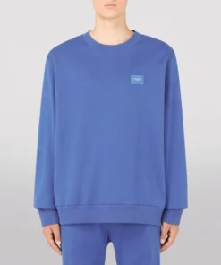 Dolce & Gabbana Cotton Logo Sweatshirt B0315-DARK BLUETTE Sweatshirts 8 Dolce & Gabbana Cotton Logo Sweatshirt B0315-DARK BLUETTE Sweatshirts -Dolce & Gabbana online Store dolce gabbana cotton logo sweatshirt 17278421 35268567 1000