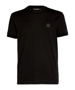 Dolce & Gabbana Cotton Logo T-Shirt N0000-BLACK Logo T-Shirts