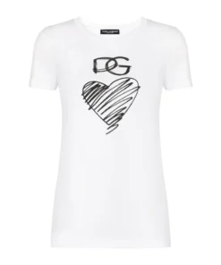 Dolce & Gabbana Cotton Logo T-Shirt W0800-OPTICAL WHITE T-shirts