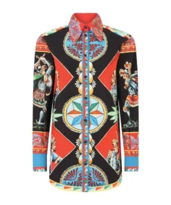 Dolce & Gabbana Cotton Printed Shirt HH93D-FRIGO 14STAMPA Shirts