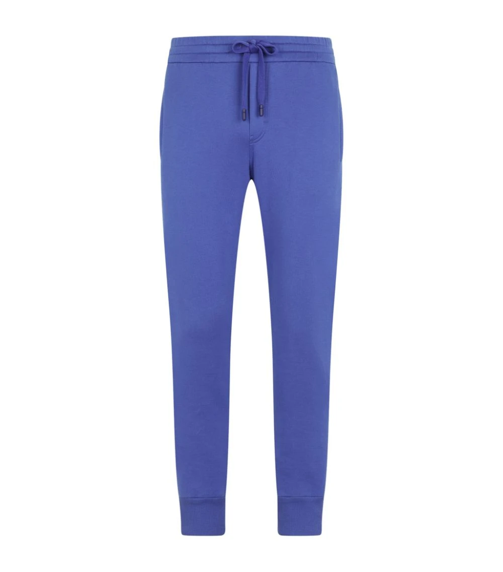 Dolce & Gabbana Cotton Sweatpants B0315-DARK BLUETTE 1 Dolce & Gabbana Cotton Sweatpants B0315-DARK BLUETTE