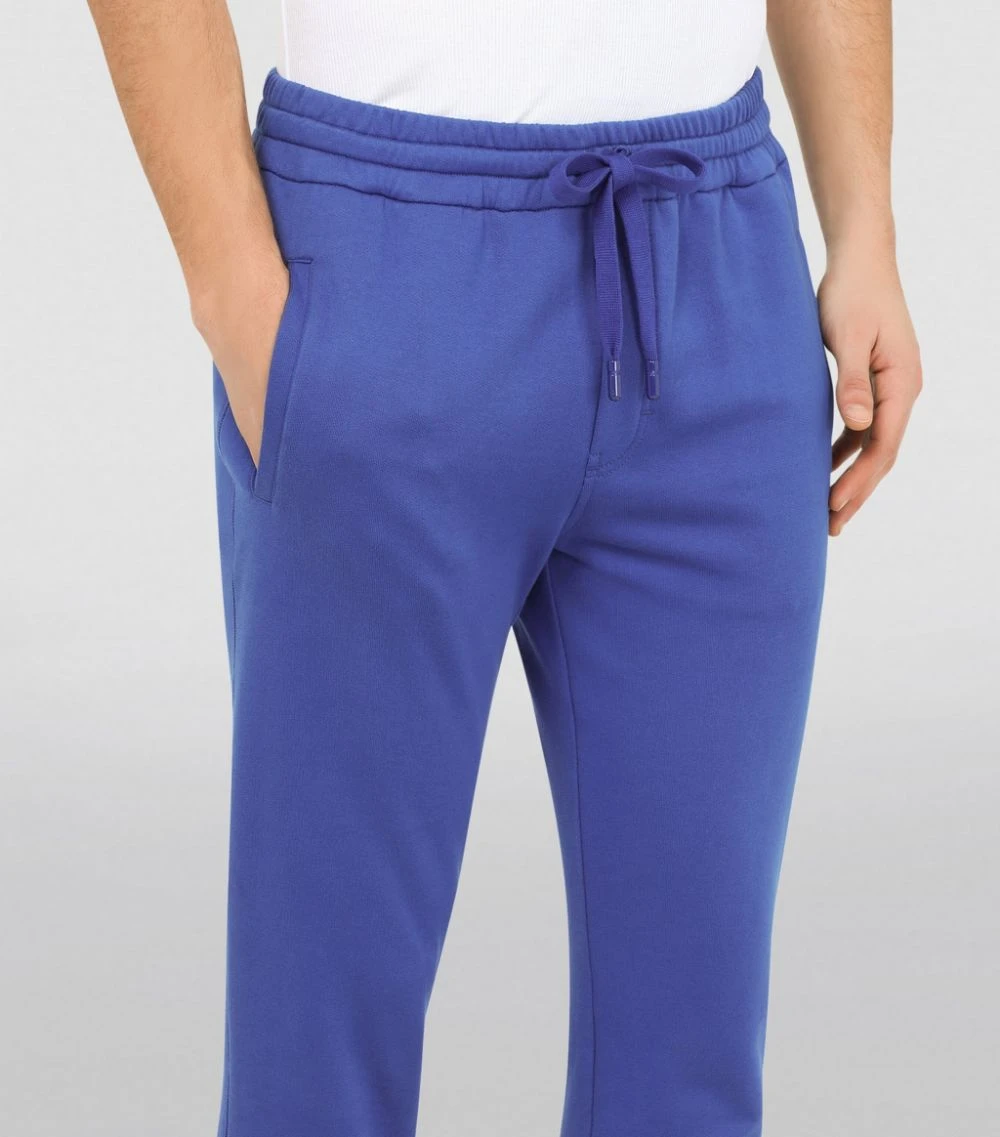 Dolce & Gabbana Cotton Sweatpants B0315-DARK BLUETTE 5 Dolce & Gabbana Cotton Sweatpants B0315-DARK BLUETTE - Image 5