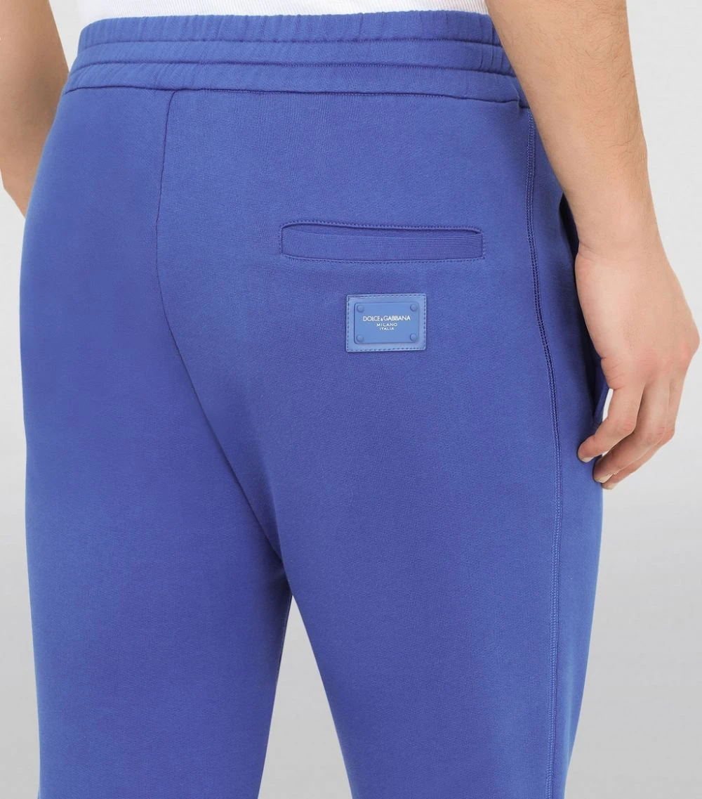 Dolce & Gabbana Cotton Sweatpants B0315-DARK BLUETTE 6 Dolce & Gabbana Cotton Sweatpants B0315-DARK BLUETTE - Image 6