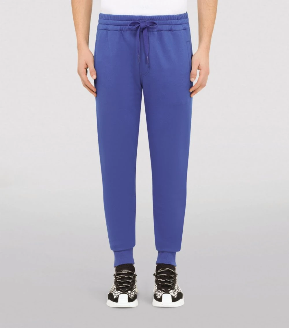 Dolce & Gabbana Cotton Sweatpants B0315-DARK BLUETTE 3 Dolce & Gabbana Cotton Sweatpants B0315-DARK BLUETTE - Image 3