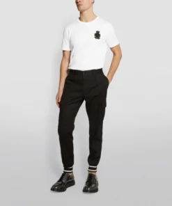 Dolce & Gabbana Crown Appliqué T-Shirt W0800-OPTICAL WHITE Logo T-Shirts -Dolce & Gabbana online Store dolce gabbana crown applique t shirt 14984031 25648837 1000