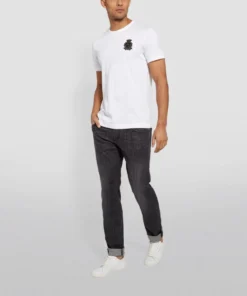 Dolce & Gabbana Crown Appliqué T-Shirt W0800-OPTICAL WHITE Logo T-Shirts -Dolce & Gabbana online Store dolce gabbana crown applique t shirt 14984031 25648840 1000