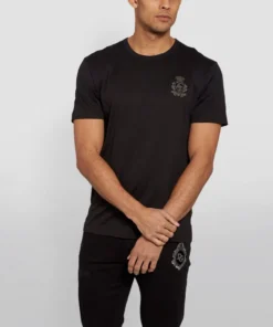 Dolce & Gabbana Crown Appliqué T-Shirt N0000-BLACK Logo T-Shirts -Dolce & Gabbana online Store dolce gabbana crown applique t shirt 14984032 25648278 1000