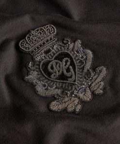 Dolce & Gabbana Crown Appliqué T-Shirt N0000-BLACK Logo T-Shirts -Dolce & Gabbana online Store dolce gabbana crown applique t shirt 14984032 25648294 1000