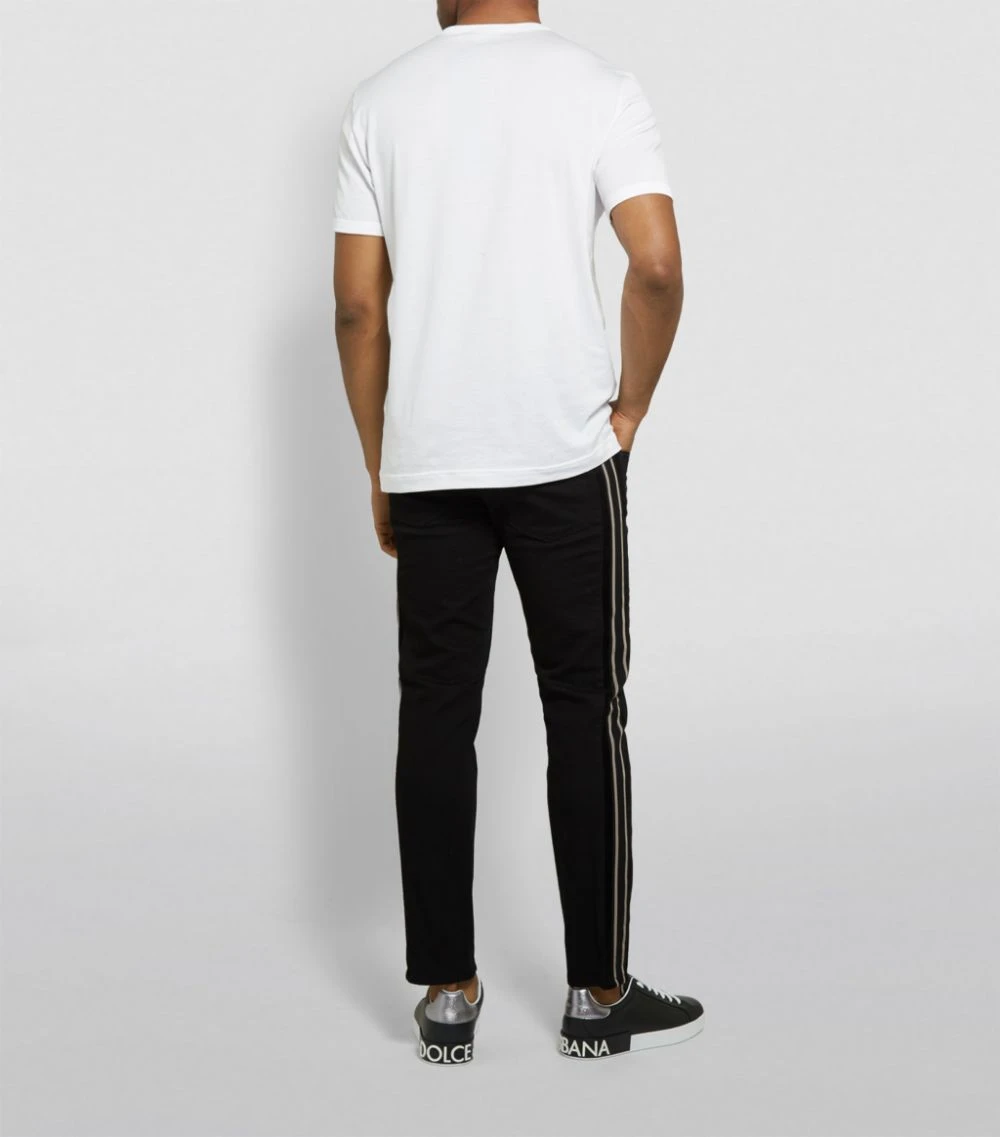 Dolce & Gabbana Crown Embellished T-Shirt W0800-OPTICAL WHITE Printed T-Shirts 3 Dolce & Gabbana Crown Embellished T-Shirt W0800-OPTICAL WHITE Printed T-Shirts - Image 3