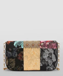 Dolce & Gabbana DG Girls Patchwork Clutch Bag 8J248-M.BROWN 2 Pouches -Dolce & Gabbana online Store dolce gabbana dg girls patchwork clutch bag 16838080 33288767 1000