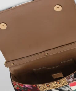 Dolce & Gabbana DG Girls Patchwork Clutch Bag 8J248-M.BROWN 2 Pouches -Dolce & Gabbana online Store dolce gabbana dg girls patchwork clutch bag 16838080 33288780 1000