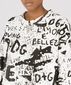 Dolce & Gabbana DG Graffiti Stud-Embellished Sweatshirt HASPN-GRAFFITI NERO Sweatshirts 8 Dolce & Gabbana DG Graffiti Stud-Embellished Sweatshirt HASPN-GRAFFITI NERO Sweatshirts -Dolce & Gabbana online Store dolce gabbana dg graffiti stud embellished sweatshirt 17659790 36843657 1000