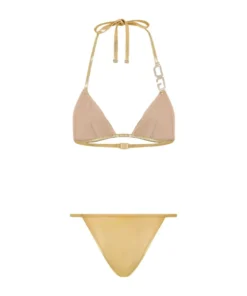 Dolce & Gabbana DG Logo Bikini S0997-GOLD Bikinis -Dolce & Gabbana online Store dolce gabbana dg logo bikini 17683761 37213080 1000