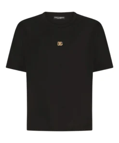 Dolce & Gabbana D&G Millennials Logo T-Shirt N0000-BLACK Printed T-Shirts