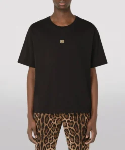 Dolce & Gabbana D&G Millennials Logo T-Shirt N0000-BLACK Printed T-Shirts -Dolce & Gabbana online Store dolce gabbana dg millennials logo t shirt 17291721 35344734 1000