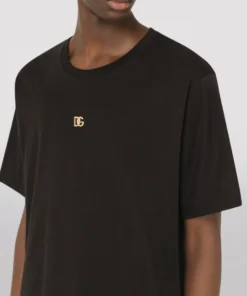 Dolce & Gabbana D&G Millennials Logo T-Shirt N0000-BLACK Printed T-Shirts -Dolce & Gabbana online Store dolce gabbana dg millennials logo t shirt 17291721 35344750 1000