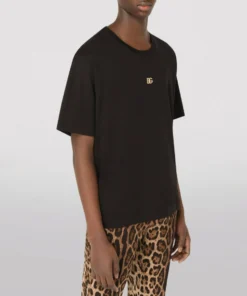 Dolce & Gabbana D&G Millennials Logo T-Shirt N0000-BLACK Printed T-Shirts -Dolce & Gabbana online Store dolce gabbana dg millennials logo t shirt 17291721 35344752 1000