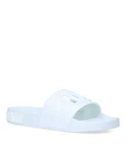 Dolce & Gabbana DG Millennials Pool Slides WHITE