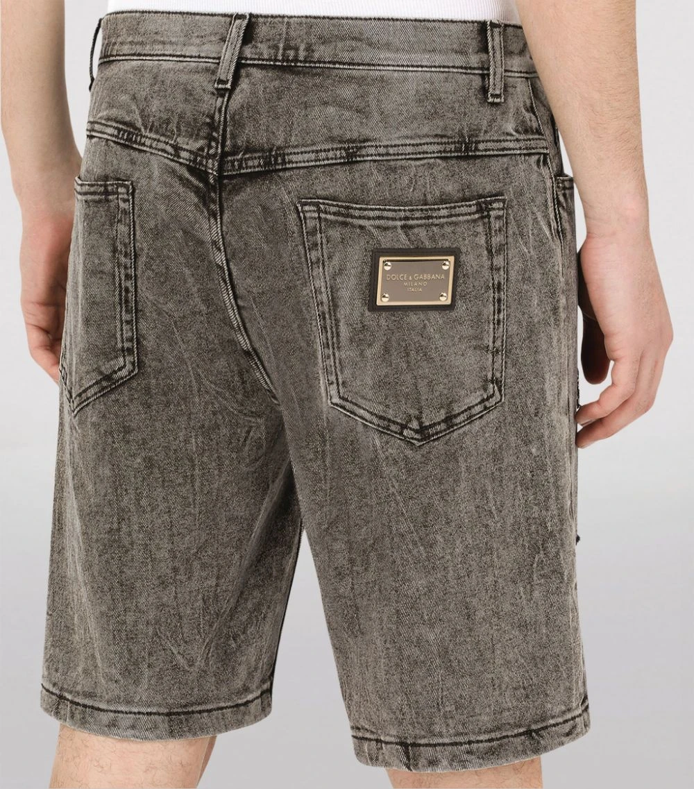 Dolce & Gabbana Distressed Denim Shorts S9001-COMBINED COL Tailored Trousers 5 Dolce & Gabbana Distressed Denim Shorts S9001-COMBINED COL Tailored Trousers - Image 5