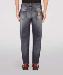 Dolce & Gabbana Distressed Regular Jeans S9001-COMBINED COLOU Tapered Jeans -Dolce & Gabbana online Store dolce gabbana distressed regular jeans 17121012 34322674 1000